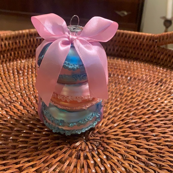 Macaron Trio Hanging Ornament by Gerson NWT - Picture 2 of 14